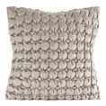 Poszewka na poduszkę 45x45 cm welwetowa kolor beżowy zdobiona wzorem 3D VELVET 193 Eurofirany Premium