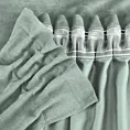 Zasłona miętowa z tkaniny welurowej 420x260 cm taśma - Dora
