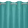 Zasłona turkusowa z tkaniny zamszowej 135x250 cm przelotka - ADA