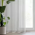 Firana biała z siateczkowej tkaniny 140x250 cm przelotka -  ABI