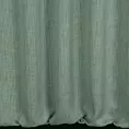 Zasłona szyta na taśmie 5 cm miętowa o naturalnym, luźnym splocie w stylu eko