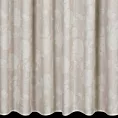Zasłona pudrowo, kremowa z wodoodpornej tkaniny idealna do ogrodu i na taras 155x240 cm szelki/rzep - GARDEN