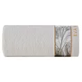 Ręcznik do rąk 30x50 cm bawełniany kolor beżowy z designerską bordiurą 500 g/m2 EVA 17 Eva Minge