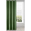 Zasłona ciemnozielona z matowej gładkiej tkaniny 140x250 cm przelotka - RITA