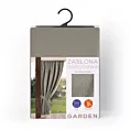 Zasłona beżowa z wodoodpornej tkaniny idealna do ogrodu i na taras 155x200 cm tunel - GARDEN