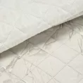 Narzuta welwetowa kremowo, złota 170x210 cm z welwetu zdobiona wzorem marmuru LUIZ 6 Design 91