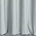 Zasłona szyta na taśmie 5 cm srebrna z miękkiej półmatowej tkaniny welwetowej