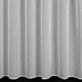 Firana szyta na taśmie fala biała półprzezroczysta, matowa, o niestandardowej wysokości 360cm, z tkaniny typu batyst, wykończona obciążnikiem