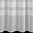 Firana biała z matowej siatki 140x250 cm przelotka - ELIRA