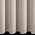 Firana szyta na taśmie 5 cm beżowa z delikatnej tkaniny typu deszczyk wykończona obciążnikiem