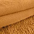 Narzuta dwustronna z przyjemnego futerka i tkaniny barankowej miodowa 220x240 cm NINA Eurofirany Premium