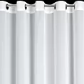 Firana biała matowa z tkaniny szyfonowej 400x250 cm przelotka DEBRA