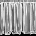 Firana biała z organtyny peru z jedną falbaną 140x230 cm taśma LENA 2