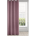 Zasłona ciemnoróżowa, matowa 140x250 cm przelotka - TRIS