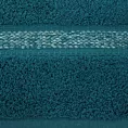 Ręcznik do rąk 30x50 cm bawełniany kolor turkusowy z delikatną, wąską bordiurą 500 g/m2 ALTEA