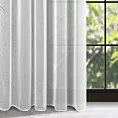 Firana biała z drobnej siatki z efektem bukli 140x300 cm taśma KIM