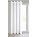 Firana biała matowa z tkaniny szyfonowej 140x250 cm przelotka DEBRA