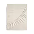 Prześcieradło jersey z gumką 220x200 cm z bawełny kolor beżowy 125 g/m2 Design 91