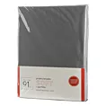 Prześcieradło z gumką 100x200 cm z mikrowłókna kolor stalowy 90 g/m2 SOFT Design 91