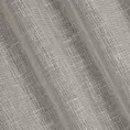Zasłona szara o strukturze płótna 140x250 cm przelotka - NEL