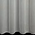 Tkanina firanowa siateczka z delikatnym połyskiem, wykończona obciążnikiem