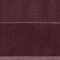 Ręcznik kąpielowy 50x90 cm bawełniany kolor bordowy z bordiurą z weluru 500 g/m2 LUCY