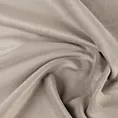 Zasłona szyta na taśmie 5 cm beżowa z gładkiego, matowego welwetu
