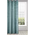 Zasłona welwetowa turkusowa 140x250 przelotka - ALUVIA