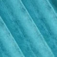 Zasłona turkusowa o strukturze sztruksu 140x250 przelotka JULIE