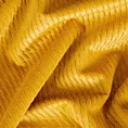 Zasłona musztardowa z wytłaczanego welwetu 140x250 cm przelotka - ELIZA