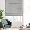 Roleta rzymska LUXOR szara z eleganckiej lśniącej tkaniny o drobnym splocie