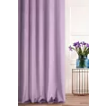 Zasłona szyta na taśmie 5 cm ENYA liliowa z miękkiej półmatowej tkaniny welwetowej