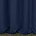 Zasłona granatowa zaciemniająca gładka półmatowa 135x270 cm przelotka - LOGAN