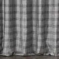 Tkanina zasłonowa gruby welwet z modnym nadrukiem kraty z pepitką z kolekcji Eva Minge