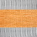 Roleta Mini Dzień - Noc pomarańczowa z tkaniny roletowej w pasy z efektem melanżu