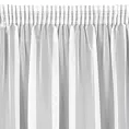 Firana biała z gładkiego matowego woalu 140x270 cm taśma LUCY