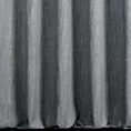 Zasłona szyta na taśmie 5 cm stalowa z tkaniny o naturalnym splocie z efektem melanżu