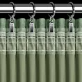 Zasłona welwetowa ciemnomiętowa 140x270 cm taśma - ROSA - Design 91