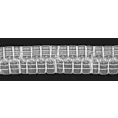 Taśma marszcząca typu SMOK do zasłon i firan, marszczenie 1:2