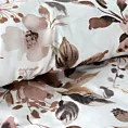 Pościel 220x200 cm z satyny bawełnianej kolor biało, pudrowy z motywem kwiatów SPRING 76