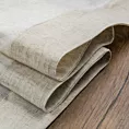 Obrus naturalny 140x180 cm NATU z ozdobną kryzą z tkaniny z dodatkiem lnu
