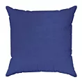 Poszewka szyta ENYA niebieska z miękkiej półmatowej tkaniny welwetowej