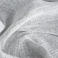 Zasłona popielato, srebrna z widocznym splotem 140x250 cm przelotka - AGNES