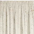 Zasłona welwetowa kremowa zdobiona lśniącym marmurkiem 140x270 taśma - DORI
