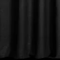 Zasłona szyta na tunelu czarna z tkaniny w stylu ekologicznym