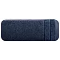 Ręcznik kąpielowy 70x140 cm bawełniany kolor granatowy z welwetową bordiurą 500 g/m2 DAMLA
