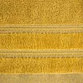 Ręcznik do rąk 30x50 cm bawełniany kolor musztardowy z błyszczącą bordiurą 500 g/m2 GLORY 1