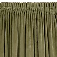 Zasłona oliwkowa z ekskluzywnego aksamitnego welwetu 290 g/m2 140x270 cm taśma - VILLA