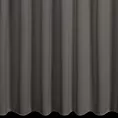 Zasłona grafitowa zaciemniająca 140x300 cm taśma imitująca flex - MILAN