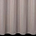 Tkanina firanowa, gładka, uniwersalna baza, z subtelnym połyskiem, z efektem deszczyku wykończona obciążnikiem